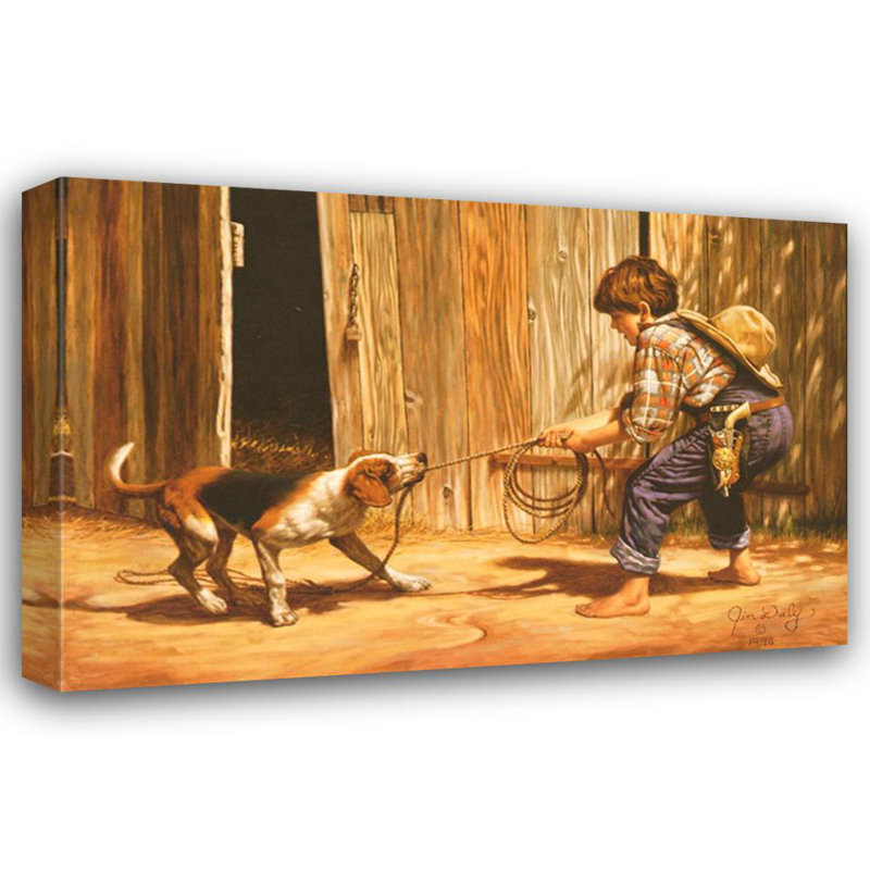 Just a Cowboy Buckaroo, 12" H x 18" W