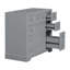 Meuble-lavabo 36 po sans lavabo, base d'armoire seulement, une armoire et six tiroirs-115300803