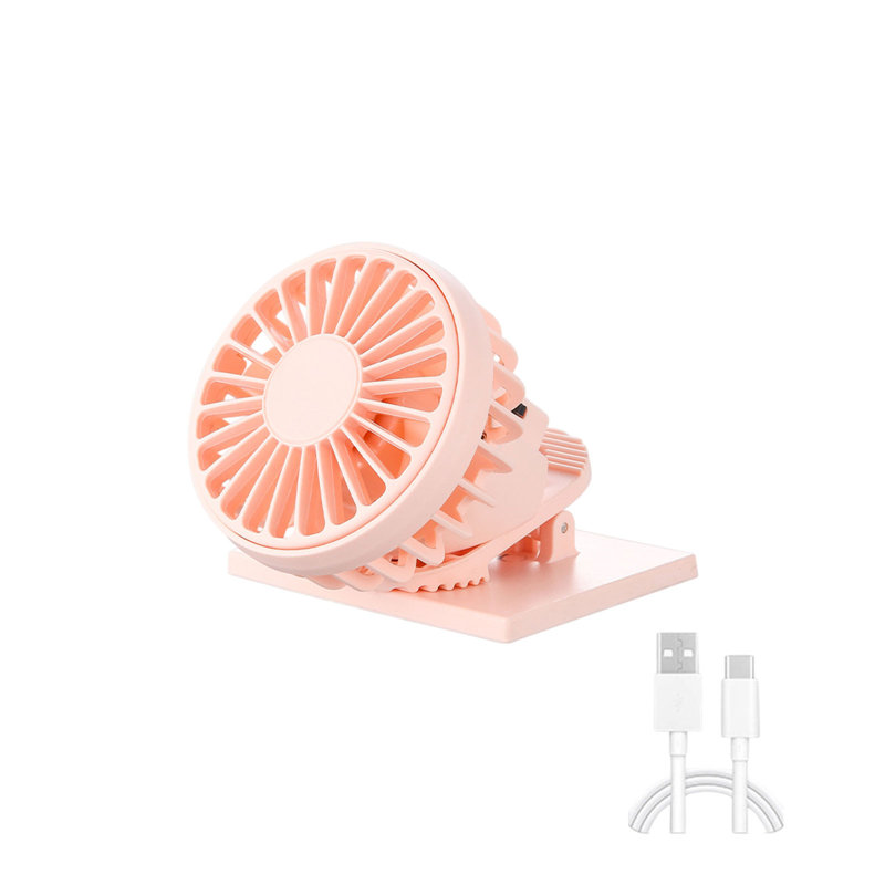 Ventilateur de bureau USB kabndieu, Pink