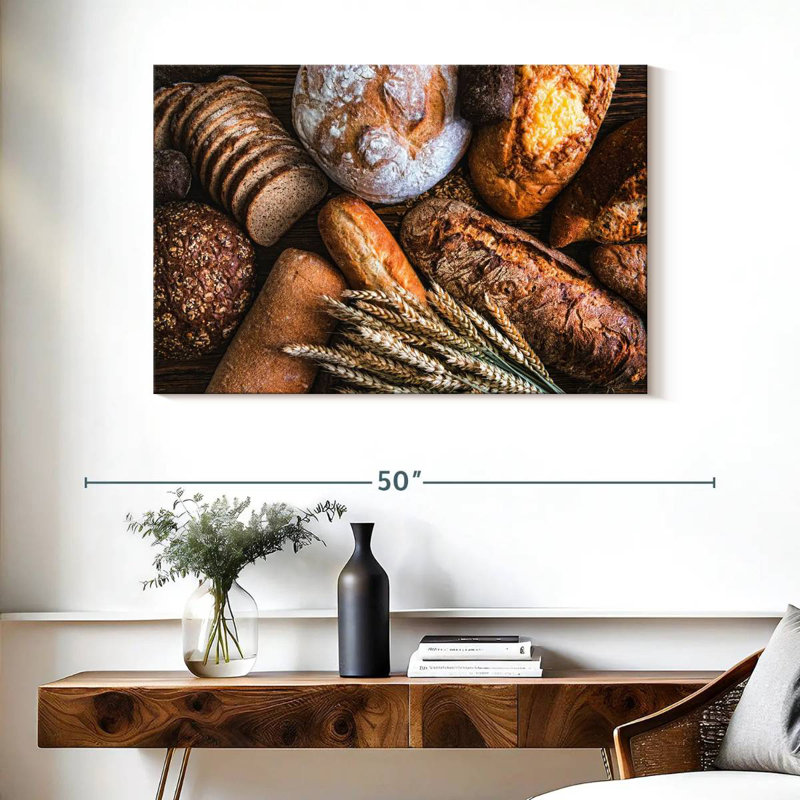 Yarlin Wheat Bread, 26" H x 39" W