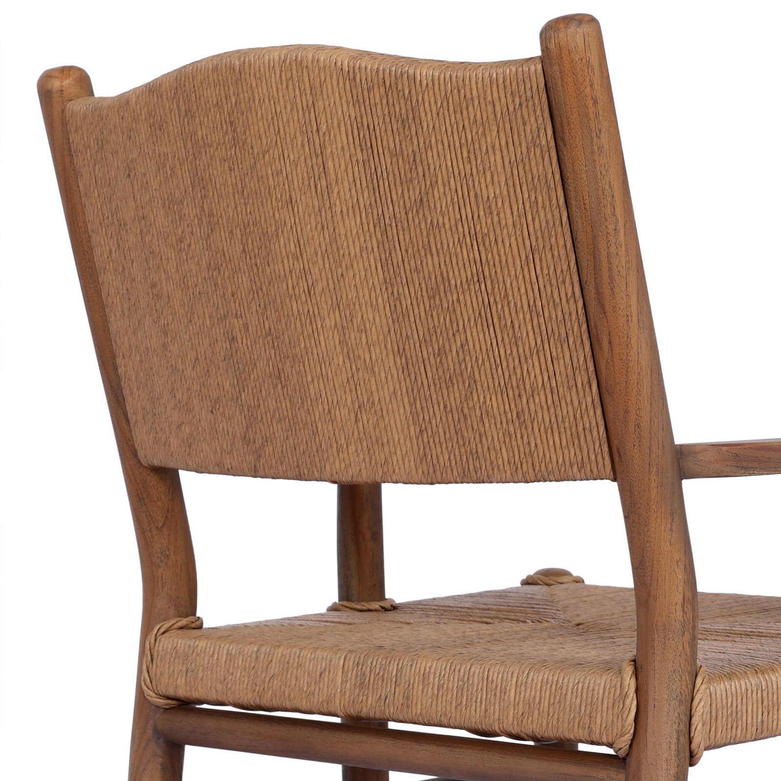 Cornelious Outdoor Dining Armchair-Stained Saddle Brown, Stained Toasted Brown