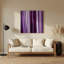 Art mural abstrait en métal violet 86