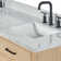Tidworth 72'' Solid Wood Double Bathroom Vanity with 1.5'' Carrara Marble Top, Rectangular Sinks