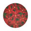 Christmas Poinsettia Vegan Leather Round Coasters