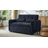 Pull-out Sofa Bed With Tufted Design, Adjustable Backrest, Three Usb Ports And Two Lumbar Pillows-1189665203