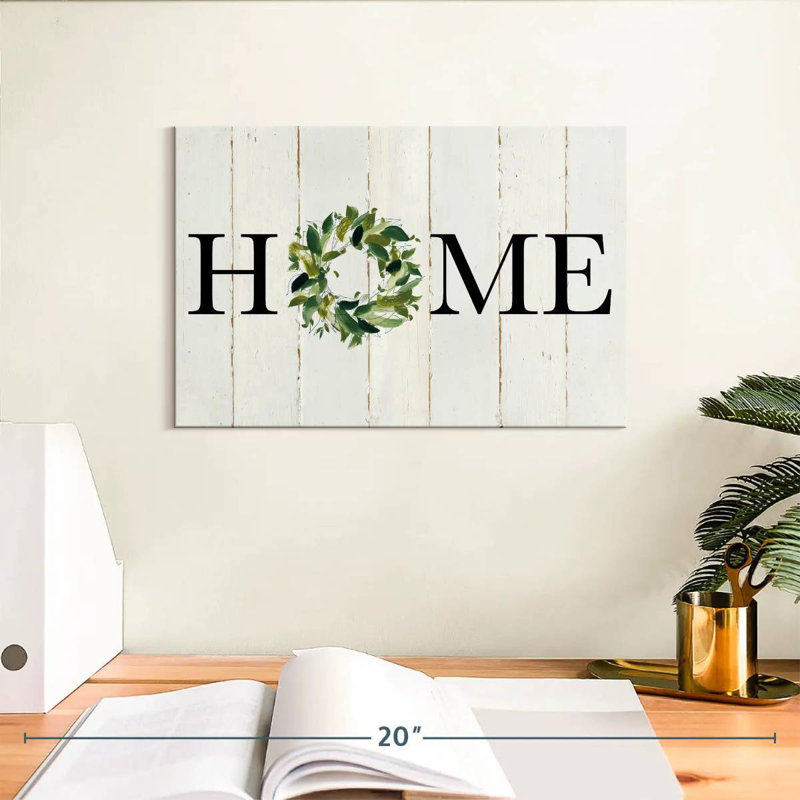 Plaque murale Khylige Home I, H 8 po x l 12 po