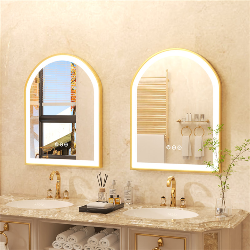 Indira Aluminium Arch Wall Mirror