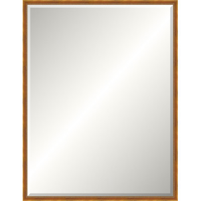 Antique Gold Beaded Mirror