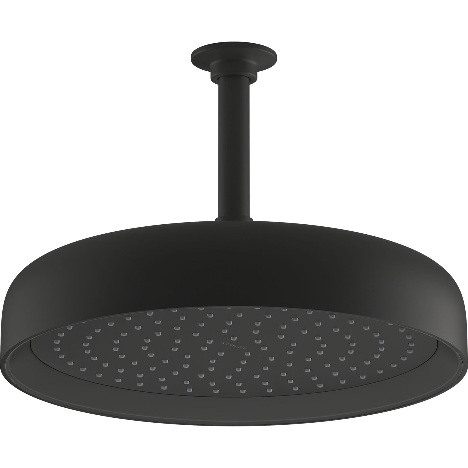Statement 12" 2.5 GPM Round Rainhead, Matte Black, 2.5 GPM, Round