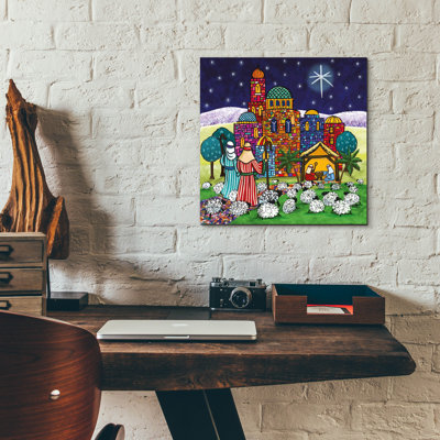  «Bright Shepherds» par Elle Media Group SA, art mural en verre acrylique, 12 po x 12 po