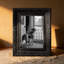 Cadre photo sophistiqué noir 1PC 5 po x 7 po avec décoration murale galerie-1014083235-1014083237-1014083238