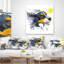 Chien et boule jaune aquarelle - coussin imprimé animal-29516645-29516648