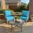 6.5″ Outdoor Replacement  Cushion Set, Deep Seating Seat / Back Cushion Set-1066329211
