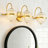 Neven 3 -Light Glass Globe Vanity Light Under the Mirror