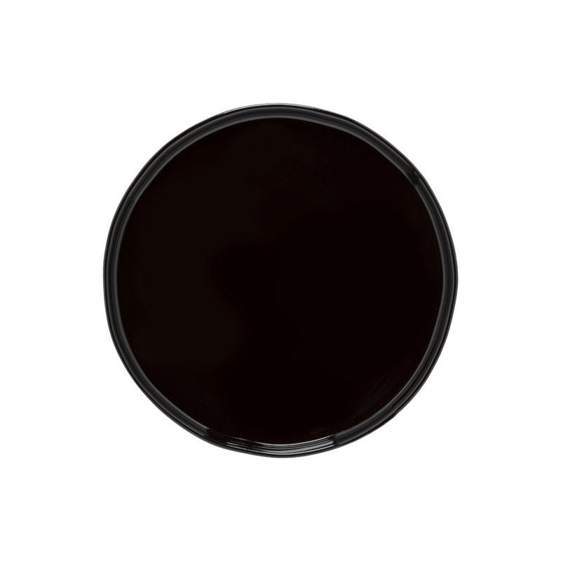 Lagoa Stoneware Dinner Plate, Black