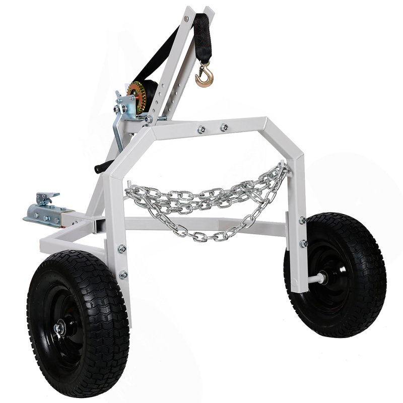 Arche de débardage pour VTT - 1000 lb Capacité, pneu pénumatique de 16,5 po