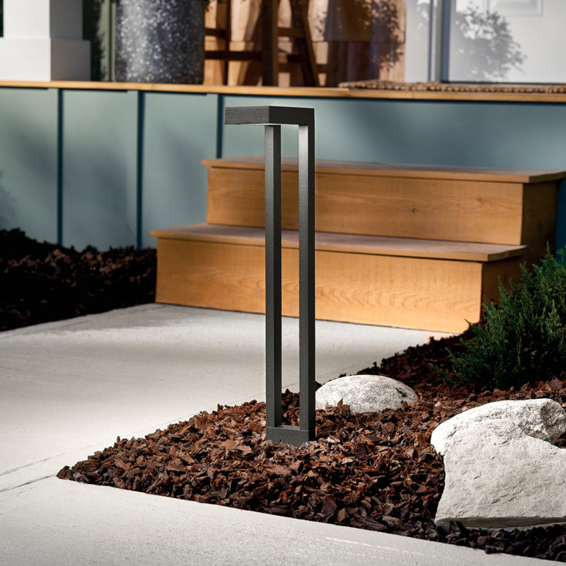 Éclairage de sentier contemporain à deux bras