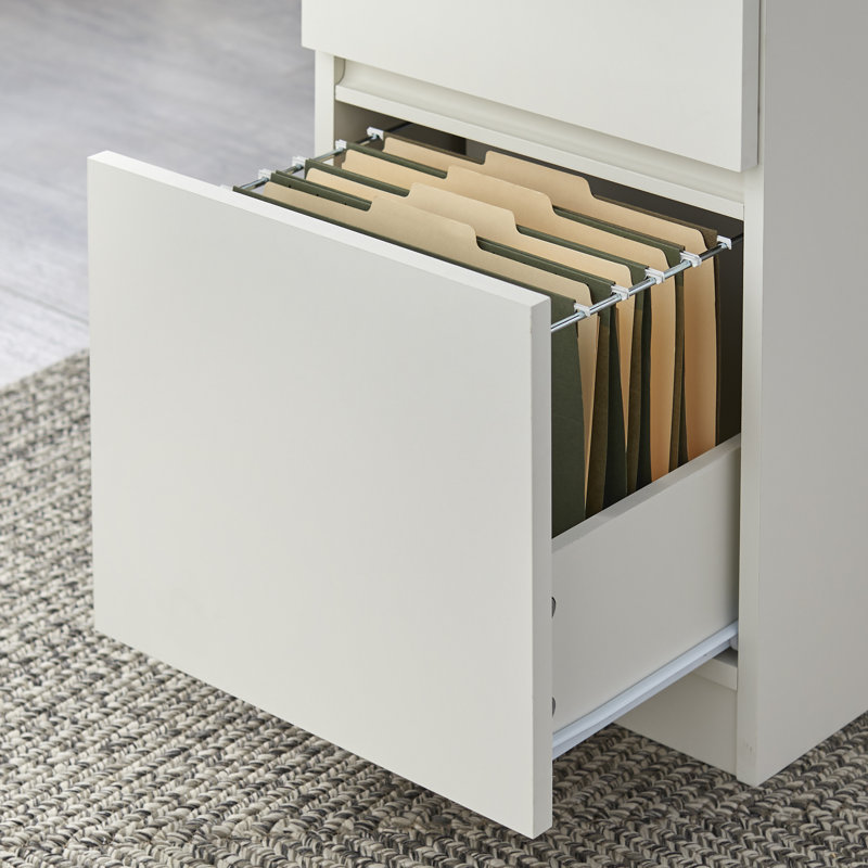 Malgorzata Solid Wood Computer Desk, White