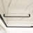 60 In. W X 60 In. H Double Sliding Framed Shower Door In Matte Black Finish