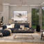 Plateau décoratif en nacre blanche