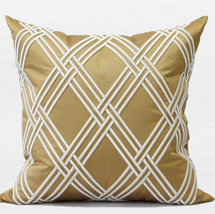 Embroidered Pillow Cover