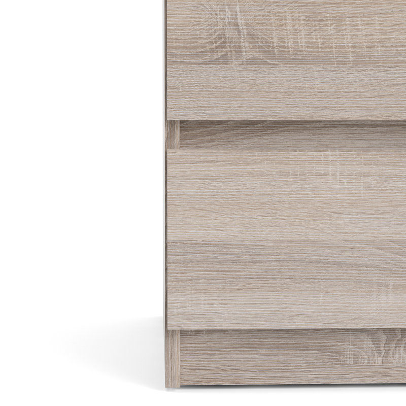 Bewe 76.8 cm W Chest of 5 Drawers, Brown
