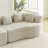 Compression Cloud Sectionals, 111.5 Inch Chenille Modern Sofa For Home