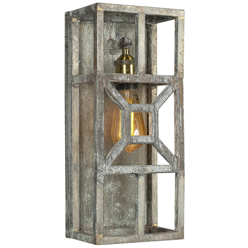 Diamond 1 - Light Dimmable Plug-in Deep Ocean Flush Mounted Sconce