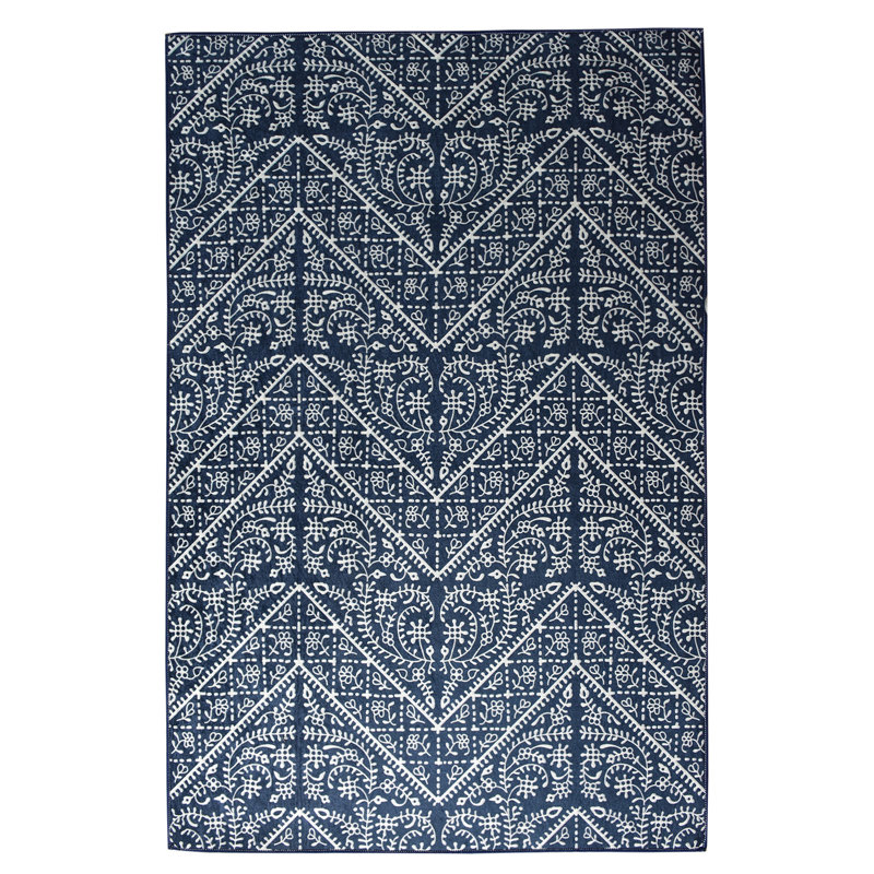 Antibacterial Non-Slip Area Rug, 100% Polyester, 47.2 x 70.9 inches | 0.16 in Pile Height, Machine Washable, Durable Felt Base | Perfect for Living Room, Bedroom, & Dining Room | Soft, Stylish, and Easy to Maintain