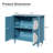 2 Doors 31.5"W Cute Cloud Shap Accent Cabinets-544623296