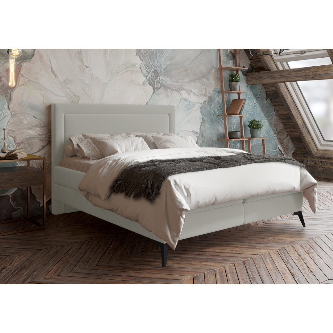 Boxspringbett Vivi mit Topper und Stauraum