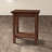 Eftim Plantation-Grown Mahogany End Table