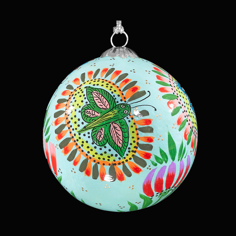 7.62cm Handmade Paper Plants & Flowers Bauble