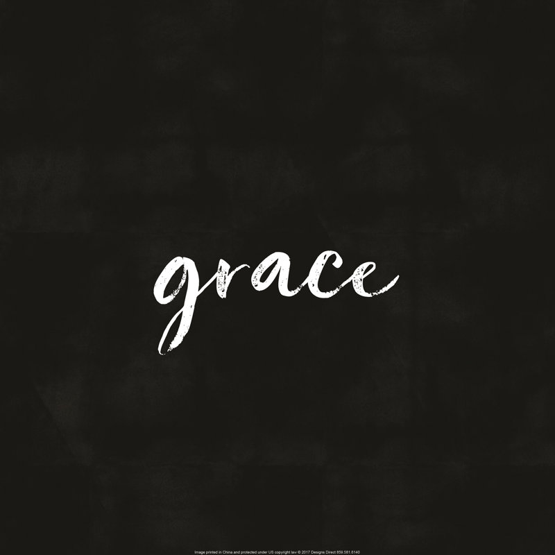 Grace Black And White - Wrapped Canvas Print, 30cm H x 30cm W x 3.8cm D