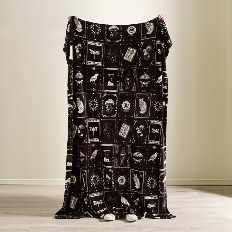 Enchanted Witchcraft Cosy Fleece Blanket Throw