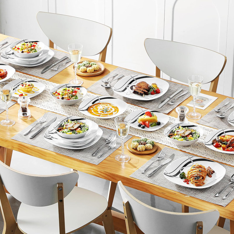 60 Piece Dinnerware Set, Service for 12