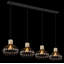Pawtucket 4 - Light Matte Black Geometric Pendant