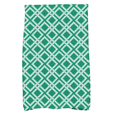 Artgoodies Organic Strawberry Block Print Tea Towel