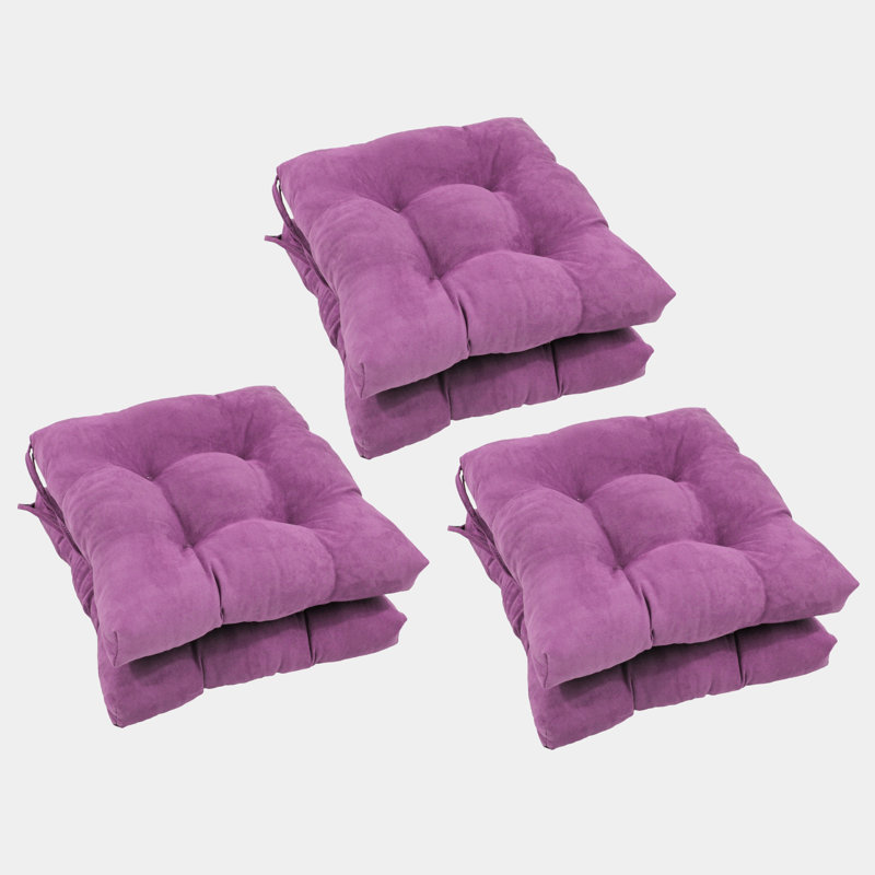 Outdoor 3.5'' Seat Cushion, Ultra Violet Microfiber
