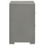 Table de chevet 2 tiroirs Rodrigue blanc brillant-106920945