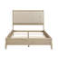 Lit rustique en bois d'ingénierie rustique, parfait pour créer une atmosphère de chambre à coucher confortable et intemporelle. (Matelas non inclus)