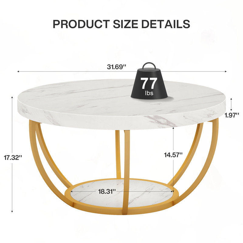 Table basse 31,7 "Modern