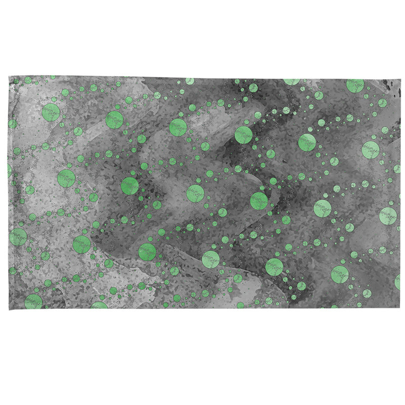 Mcguigan Tea Towel Kitchen Towel, Cotton Twill, Gray/Green