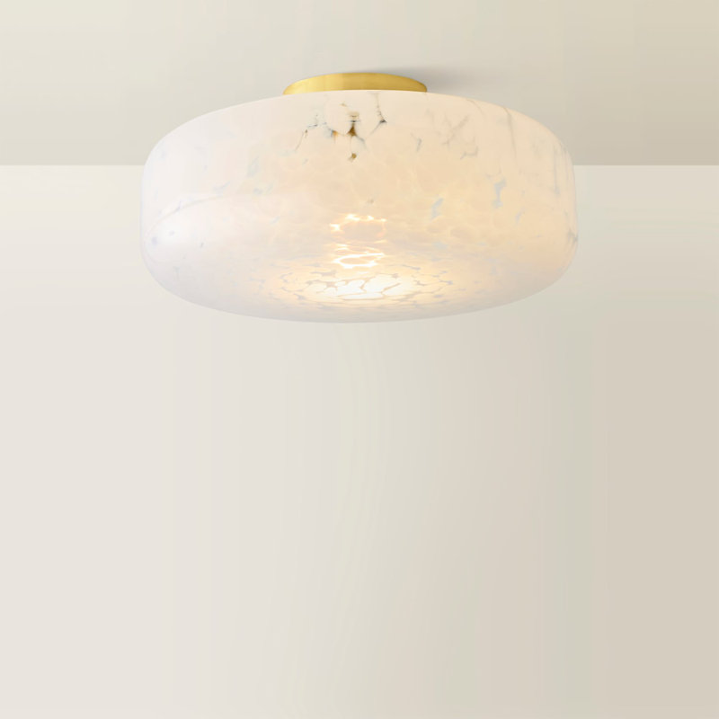 Arikara Glass Flush Mount