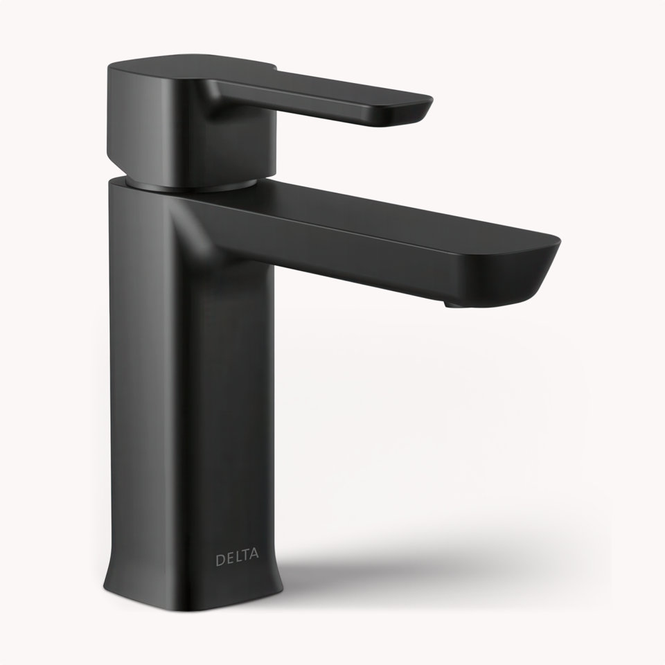 Black bathroom faucet