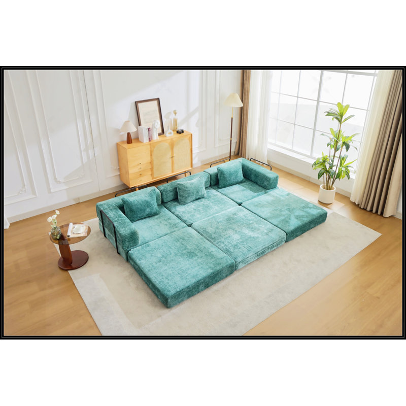 Compression Sofa, Dark Green