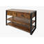 Console en bois massif 50 po Gillianna