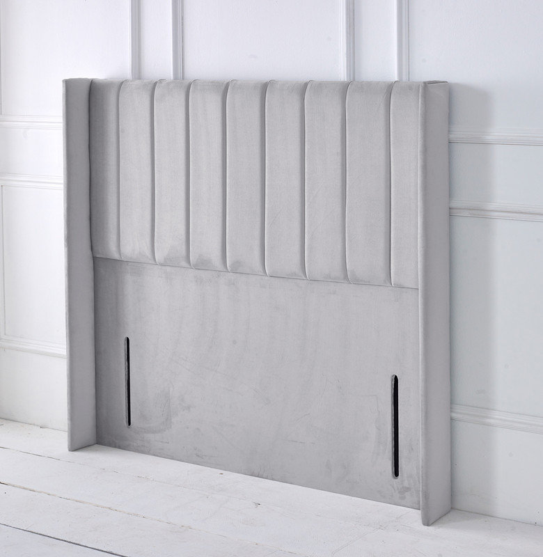 Upholstered Headboard, Silver, Small Double (4')