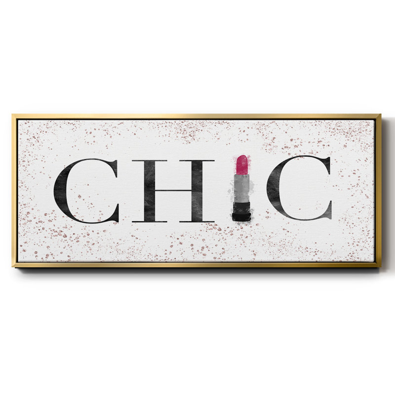 Chic - toile encadrée, H 20 po x l 50 po