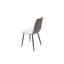 Huetter aspen 1000mm oak foiled round table & 4 fabric chair Set-482160476-497193091